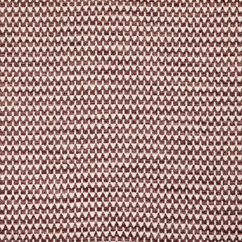 Neptune Raisin Brown and Purple Abstract & Geometric Linen & Linen Looks Upholstery Fabric by the Yard