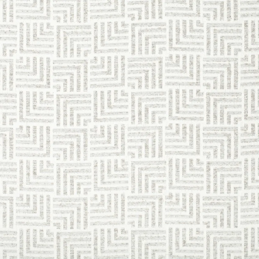 Newhaven Cloud Grey & Silver and Neutral Abstract & Geometric Boucle Upholstery Fabric by the Yard