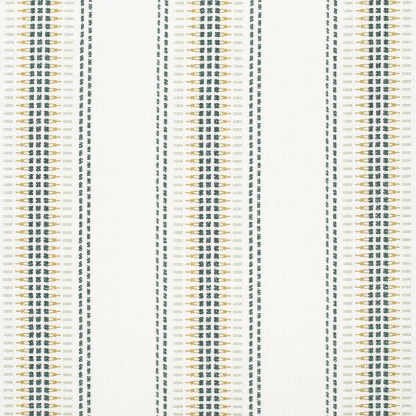 Nina Pear Green Stripe Woven Patterns Upholstery Fabric by the Yard