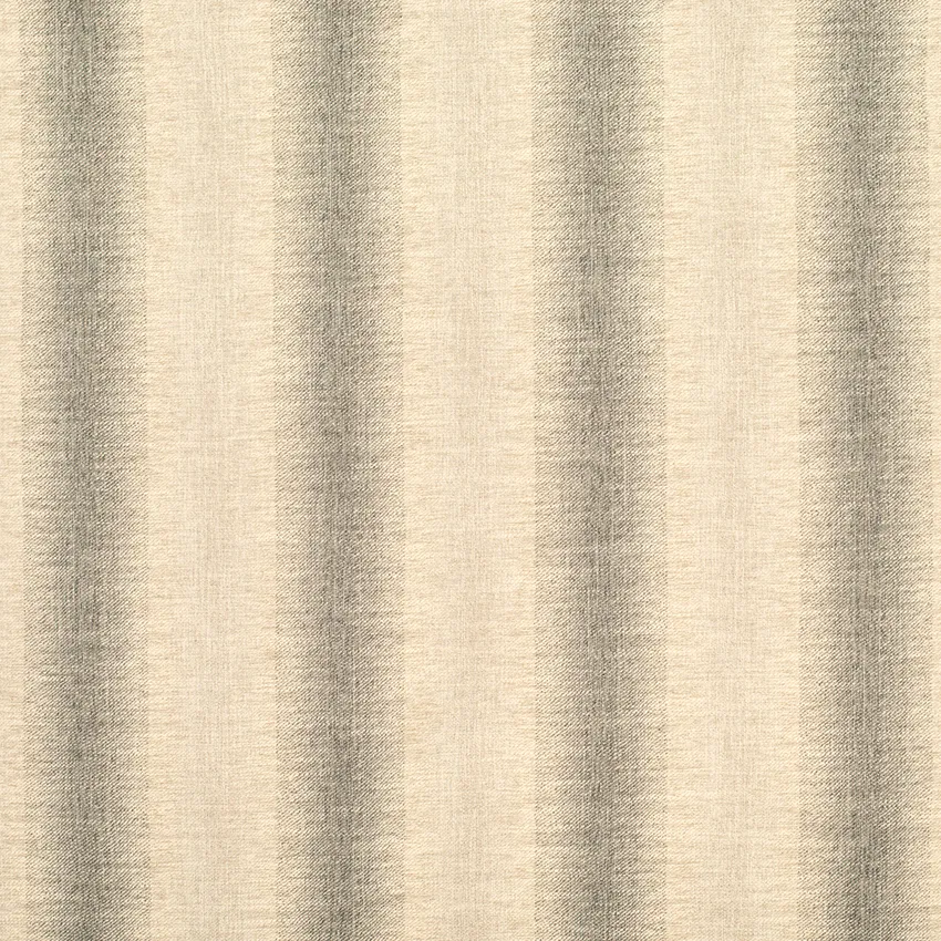 Orlando Greige Grey & Silver Stripe Woven Patterns Upholstery Fabric by the Yard