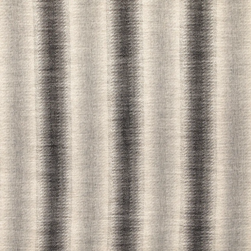 Orlando Iron Black Stripe Woven Patterns Upholstery Fabric by the Yard