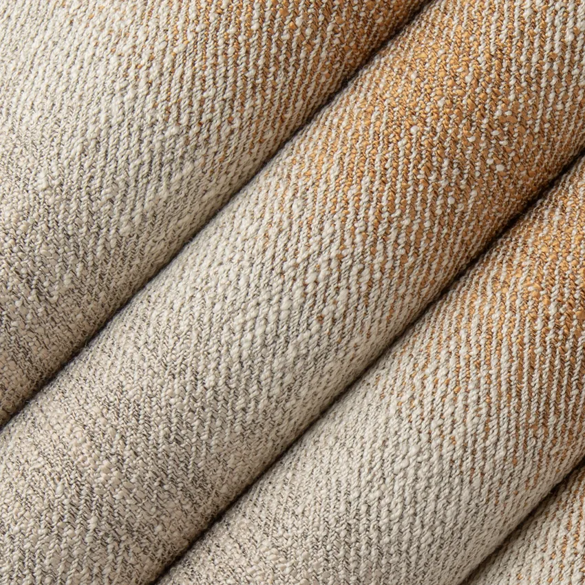 Orlando Turmeric Brown and Gold & Yellow Stripe Woven Patterns Upholstery Fabric by the Yard — Upholstery Fabric