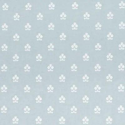 KP286 Posey Baby Blue Drapery and Upholstery Fabric by the yard