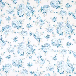 KP578 Rosaline Bluebell Upholstery Fabric by the yard
