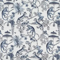 KP463 Shanti Sapphire Upholstery Fabric by the yard