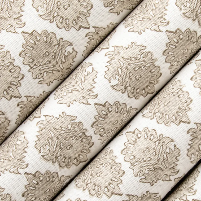 Silvia Clay Brown and Neutral Abstract & Geometric Prints Drapery and Upholstery Fabric by the Yard — Upholstery and Drapery Fabric