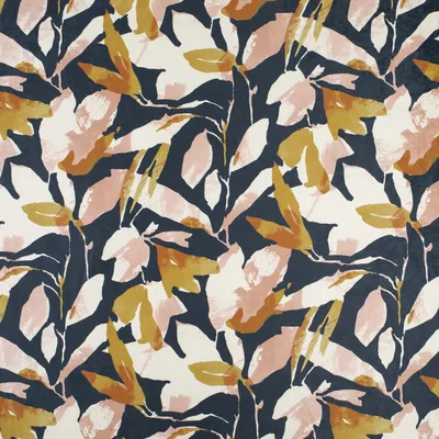 KP609 Sophia Indigo Drapery and Upholstery Fabric by the yard