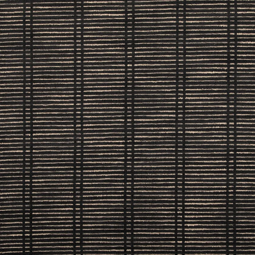 Vernon Lead Black Abstract & Geometric Woven Patterns Upholstery Fabric by the Yard
