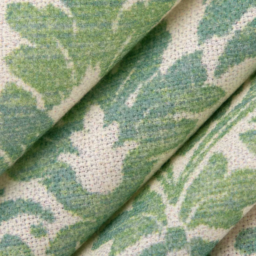 Victoria Jade Green Damask Prints Drapery and Upholstery Fabric by the Yard — Upholstery and Drapery Fabric