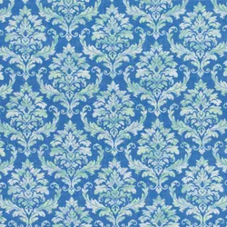KP929 Victoria Cobalt Upholstery Fabric by the yard