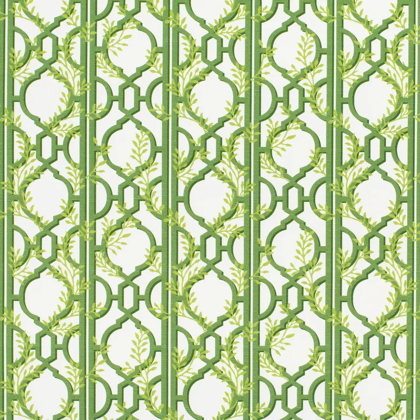 Vivienne Sweet Pea Green Abstract & Geometric Prints Drapery and Upholstery Fabric by the Yard