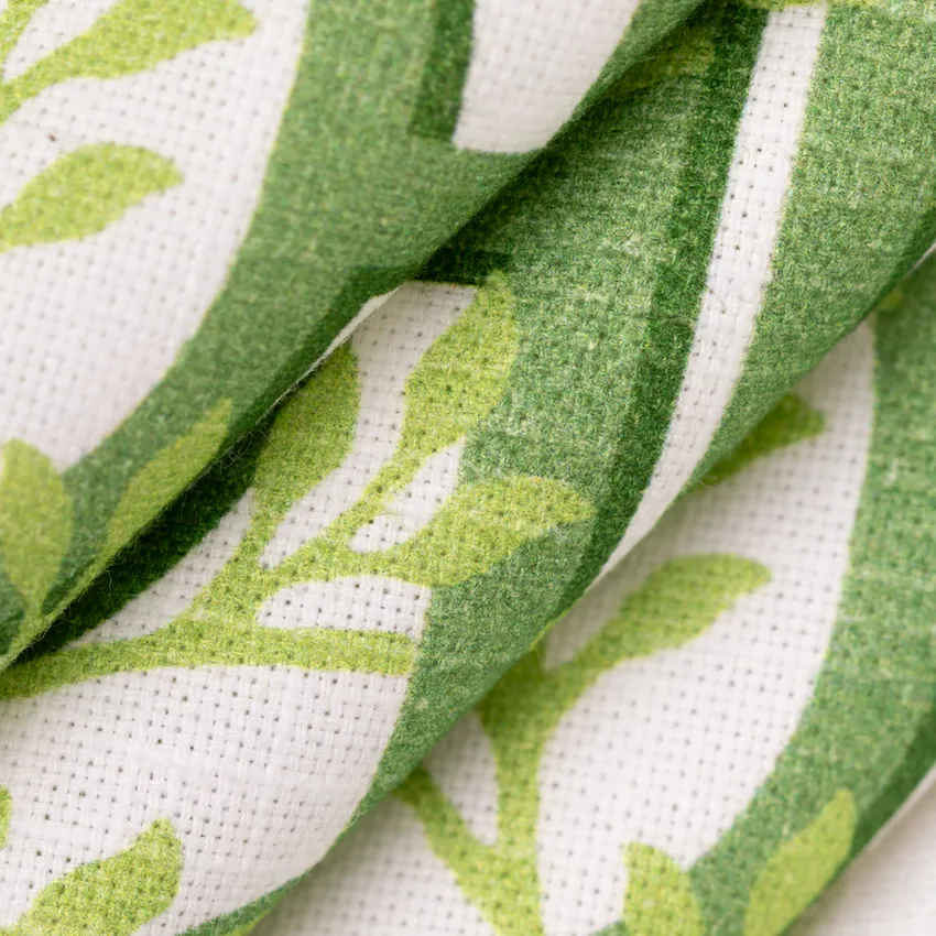 Vivienne Sweet Pea Green Abstract & Geometric Prints Drapery and Upholstery Fabric by the Yard — Upholstery and Drapery Fabric