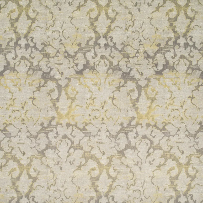 Windsor Driftwood Gold & Yellow and Grey & Silver Abstract & Geometric Prints Drapery and Upholstery Fabric by the Yard