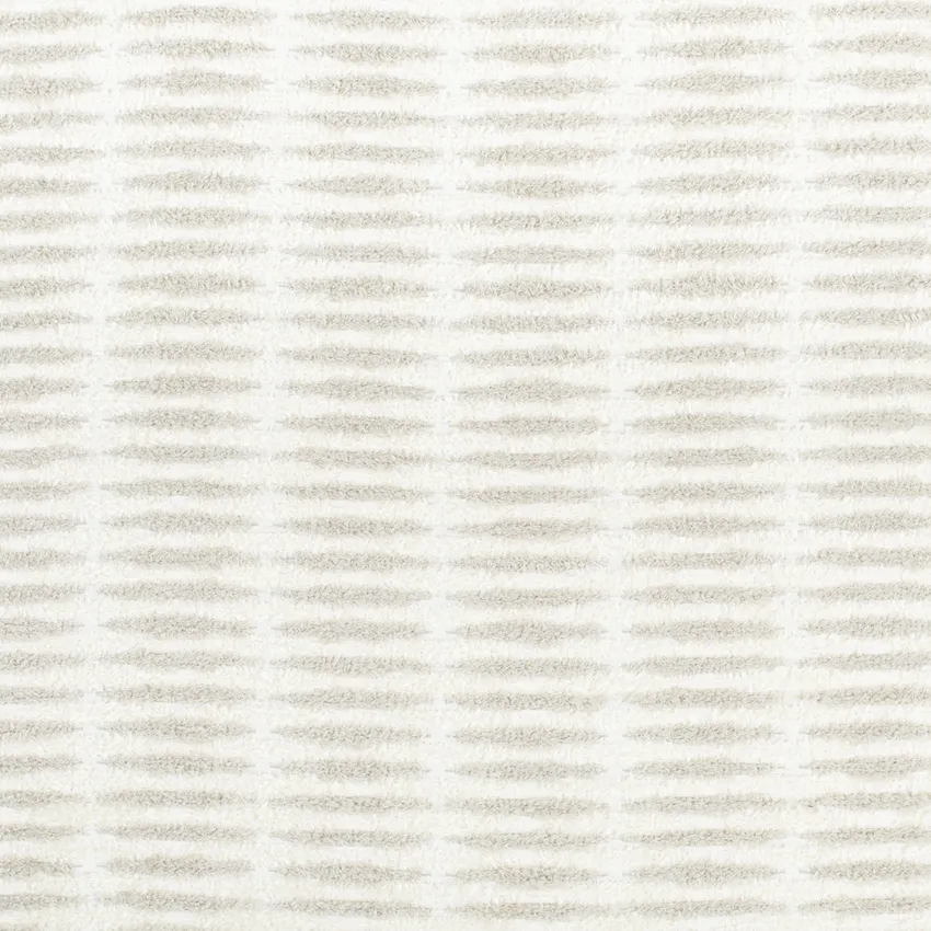 Zadie Alabaster Neutral Abstract & Geometric Eyelash Drapery and Upholstery Fabric by the Yard