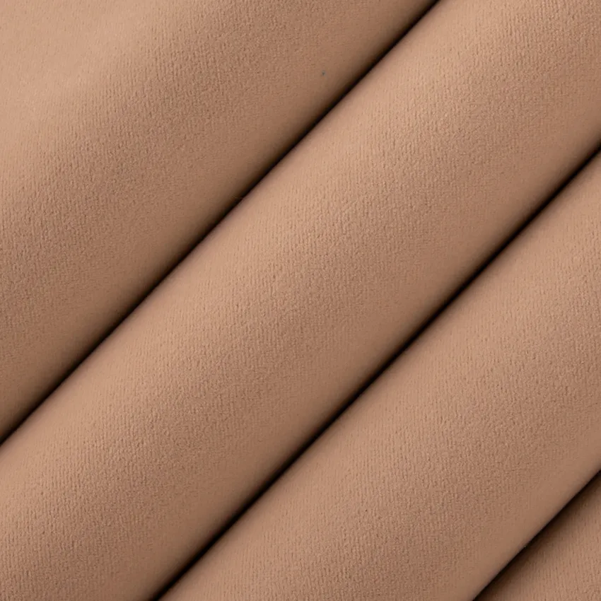 Lennon Biscotti Neutral Plain & Solid Velvet Drapery and Upholstery Fabric by the Yard — Upholstery and Drapery Fabric