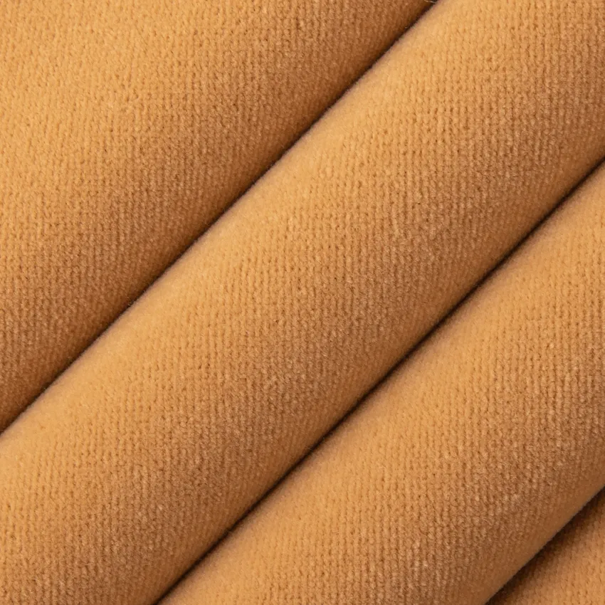 Lennon Camel Brown and Neutral Plain & Solid Velvet Drapery and Upholstery Fabric by the Yard — Upholstery and Drapery Fabric