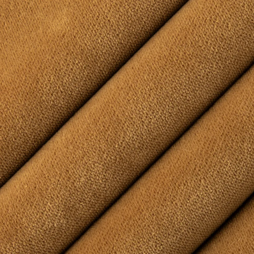 Lennon Curry Gold & Yellow Plain & Solid Velvet Drapery and Upholstery Fabric by the Yard — Upholstery and Drapery Fabric