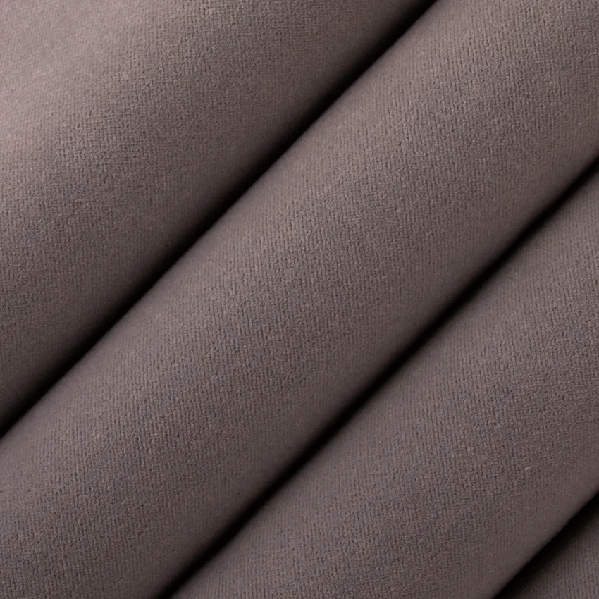 Lennon Fog Grey & Silver Plain & Solid Velvet Drapery and Upholstery Fabric by the Yard — Upholstery and Drapery Fabric