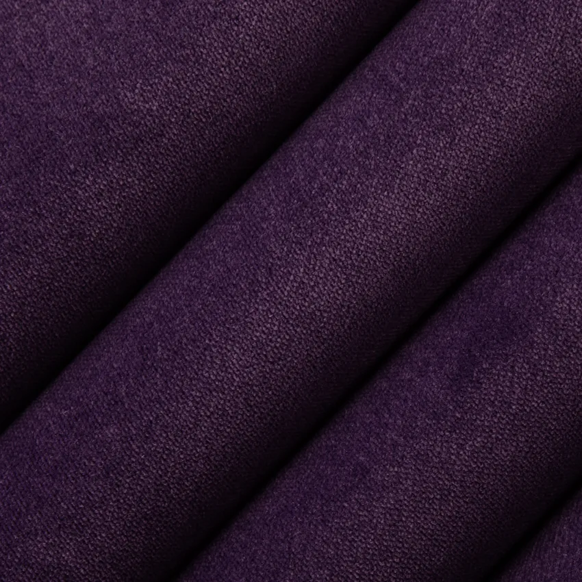Lennon Grape Purple Plain & Solid Velvet Drapery and Upholstery Fabric by the Yard — Upholstery and Drapery Fabric