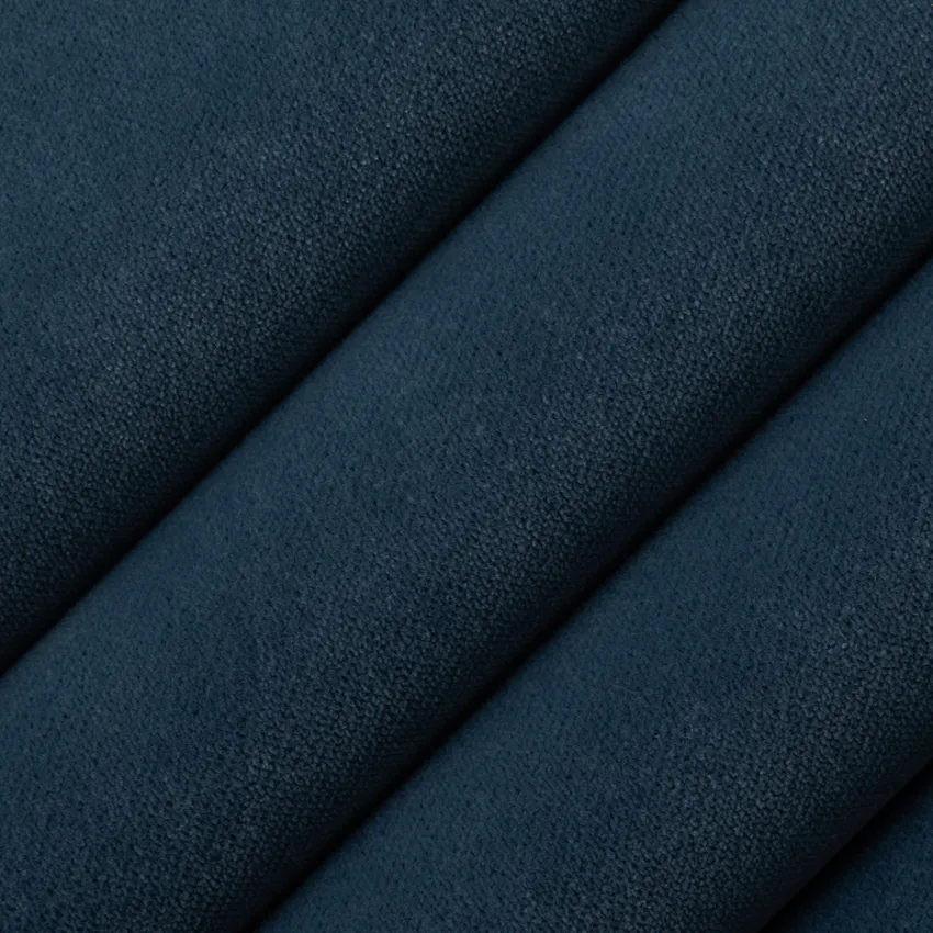 Lennon Harbor Blue Plain & Solid Velvet Drapery and Upholstery Fabric by the Yard — Upholstery and Drapery Fabric