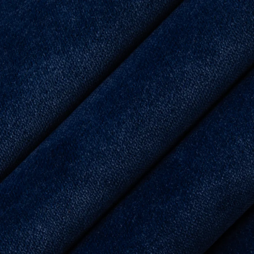 Lennon Navy Blue Plain & Solid Velvet Drapery and Upholstery Fabric by the Yard — Upholstery and Drapery Fabric