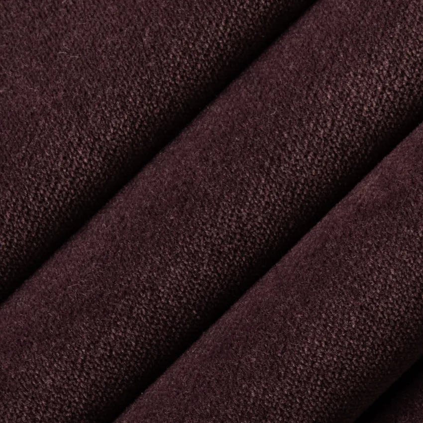 Lennon Plum Purple Plain & Solid Velvet Drapery and Upholstery Fabric by the Yard — Upholstery and Drapery Fabric