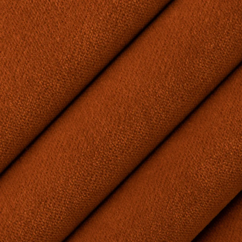 Lennon Pumpkin Orange & Rust Plain & Solid Velvet Drapery and Upholstery Fabric by the Yard — Upholstery and Drapery Fabric