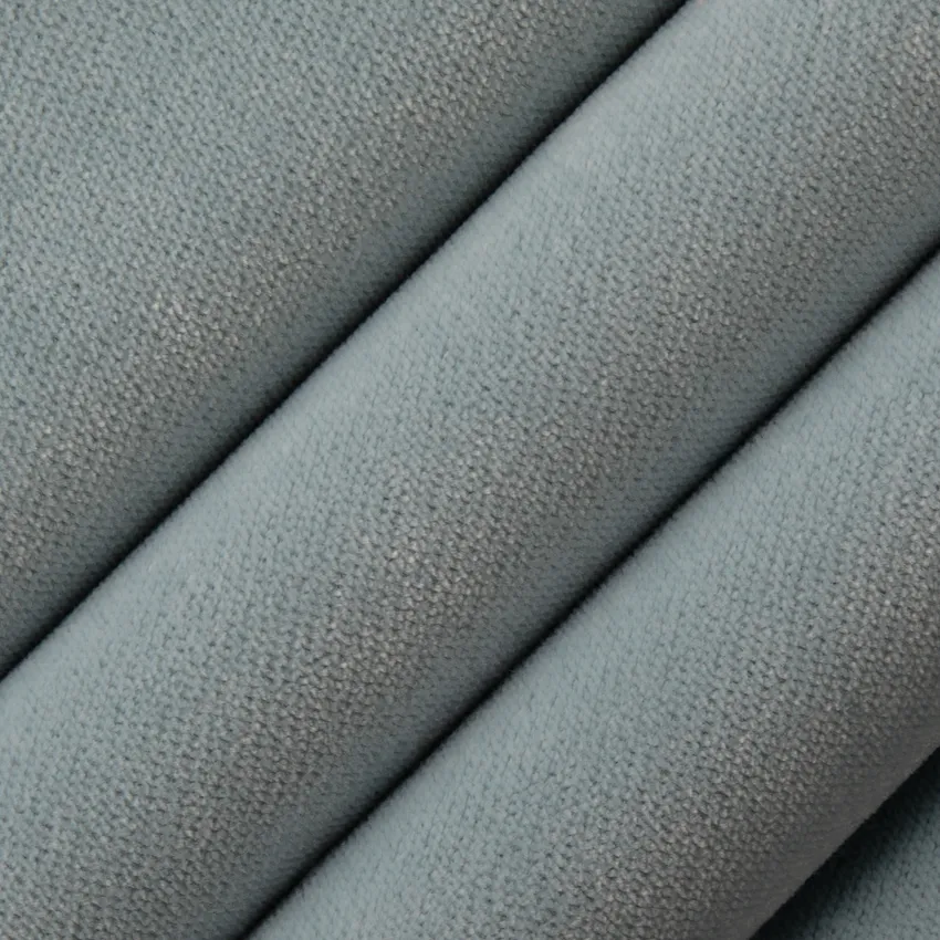 Lennon Sky Blue Plain & Solid Velvet Drapery and Upholstery Fabric by the Yard — Upholstery and Drapery Fabric