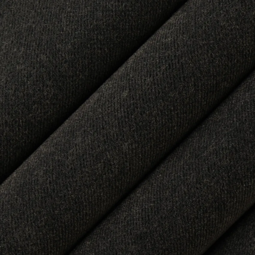 Lennon Thunder Grey & Silver Plain & Solid Velvet Drapery and Upholstery Fabric by the Yard — Upholstery and Drapery Fabric