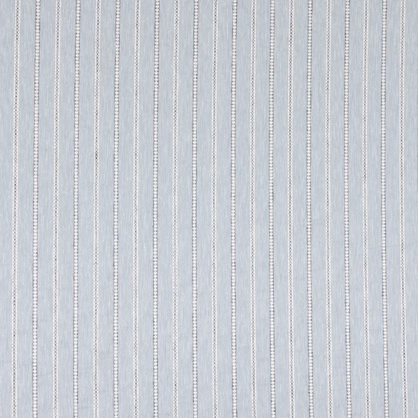 Finley Coastal Blue Stripe Linen & Linen Looks Drapery and Upholstery Fabric by the Yard