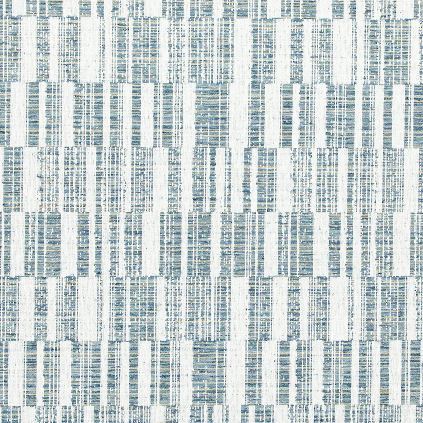 Maren Lagoon Aqua & Teal Abstract & Geometric Woven Patterns Upholstery Fabric by the Yard