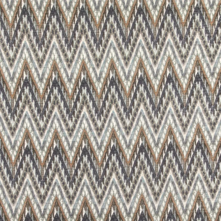 Denver Horizon Aqua & Teal and Blue Abstract & Geometric Prints Upholstery Fabric by the Yard