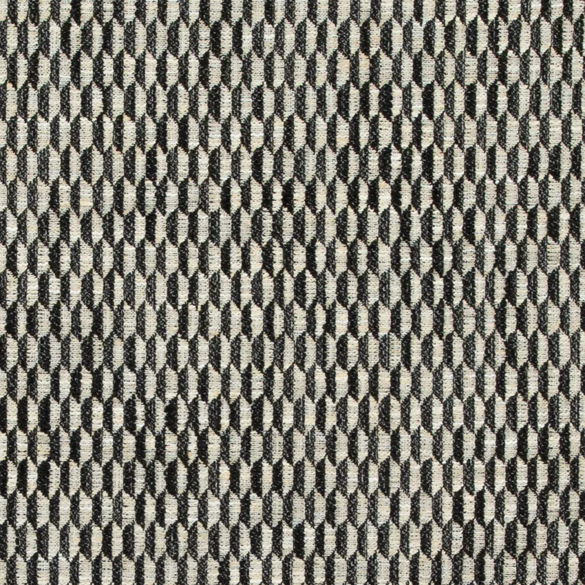 Sloane Charcoal Black Abstract & Geometric Woven Patterns Upholstery Fabric by the Yard