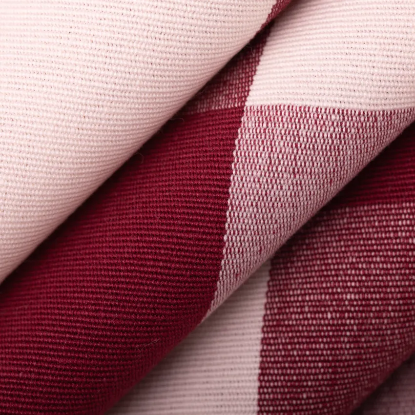 Harlow Chokecherry Red & Burgundy Abstract & Geometric Woven Patterns Drapery and Upholstery Fabric by the Yard — Upholstery and Drapery Fabric