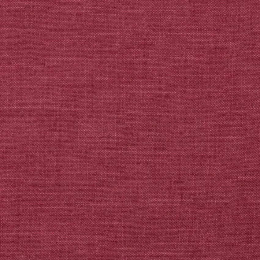 Gia Raspberry Red & Burgundy Plain & Solid Linen & Linen Looks Drapery and Upholstery Fabric by the Yard