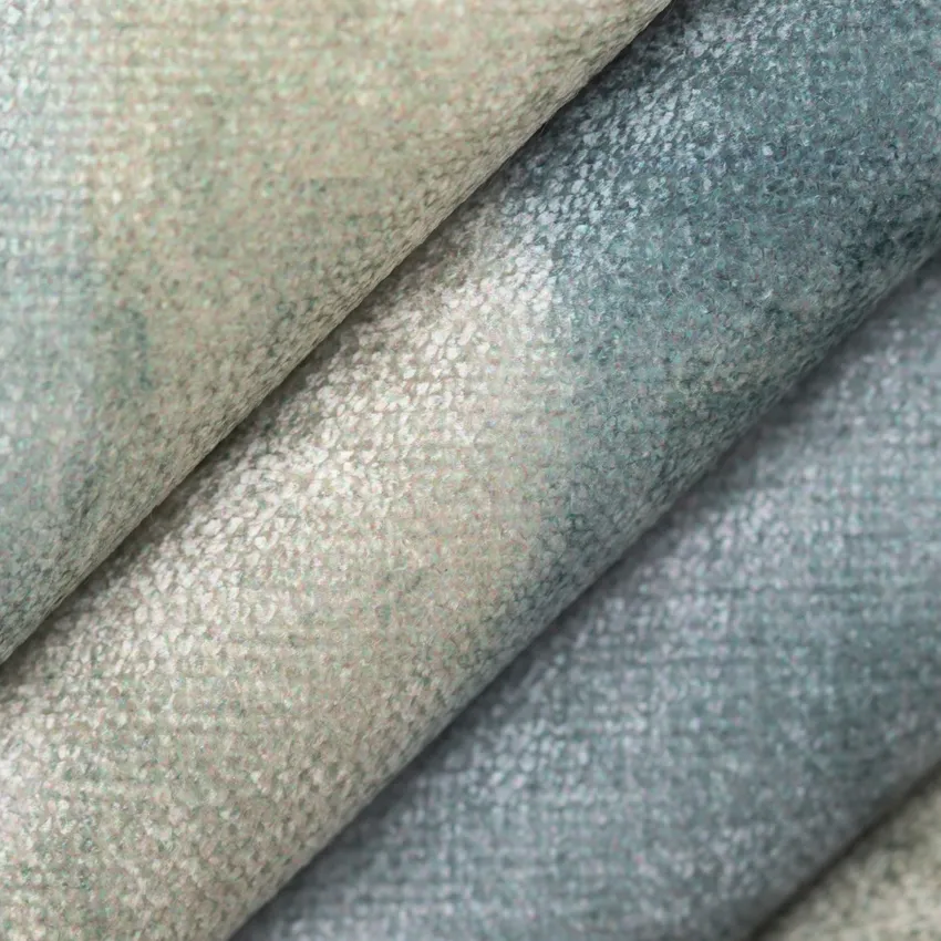 Jasper Meadow Aqua & Teal Abstract & Geometric Prints Drapery and Upholstery Fabric by the Yard — Upholstery and Drapery Fabric