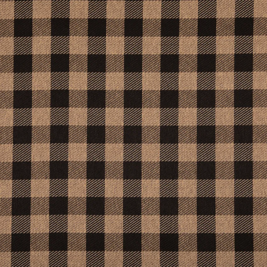 Weston Raven Black Plaid Woven Patterns Upholstery Fabric by the Yard