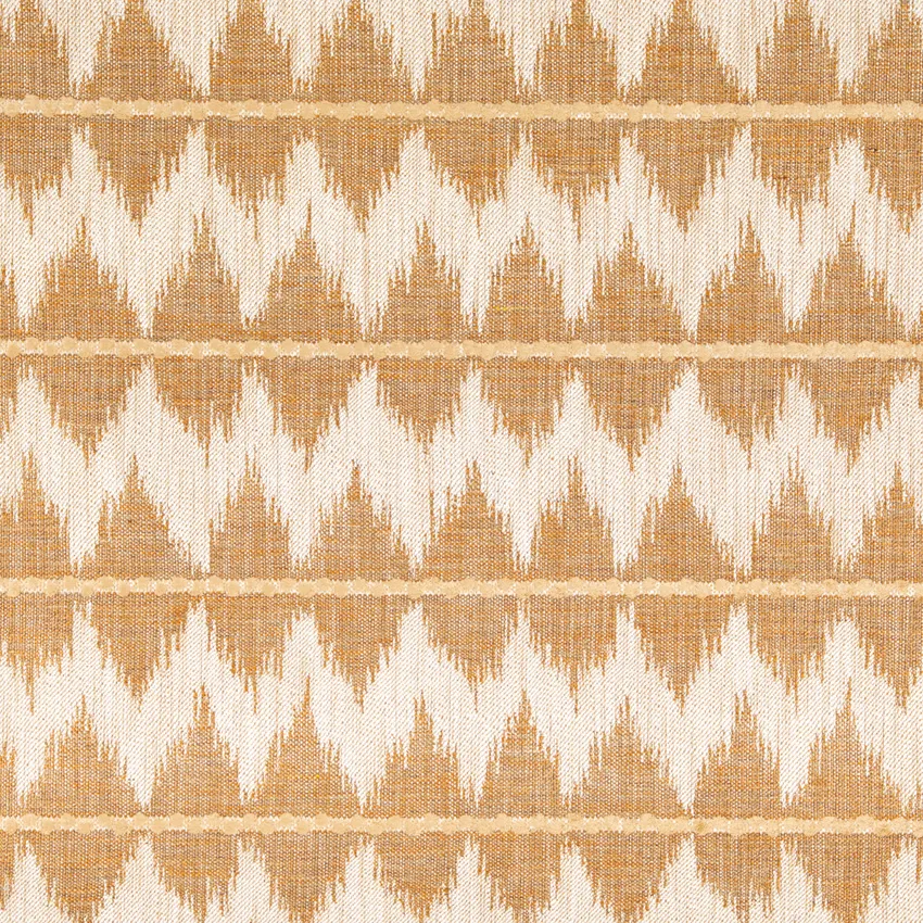 Neville Cider Brown Abstract & Geometric Linen & Linen Looks Upholstery Fabric by the Yard