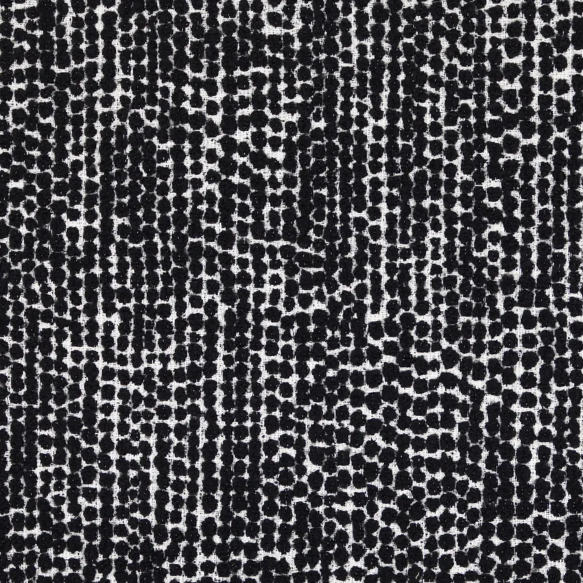 Maggie Black Bean Black Abstract & Geometric Woven Patterns Upholstery Fabric by the Yard