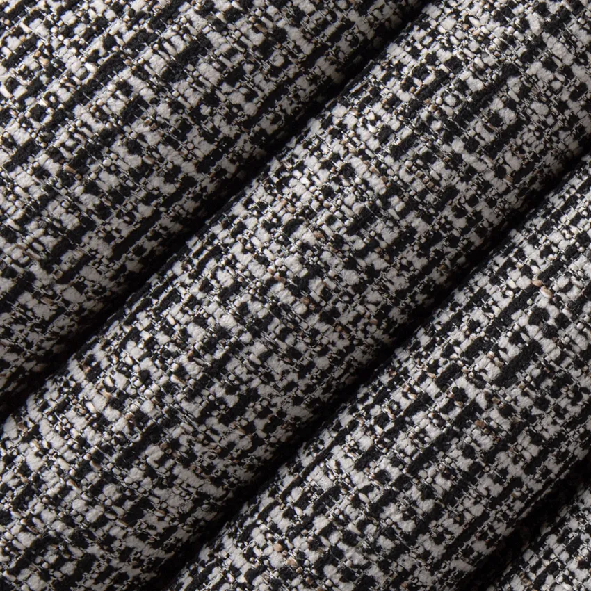 Alastair Granite Black Plain & Solid Crypton Upholstery Fabric by the Yard — Upholstery Fabric