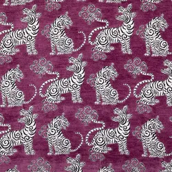 KP384 Sunda Purple Upholstery Fabric by the yard