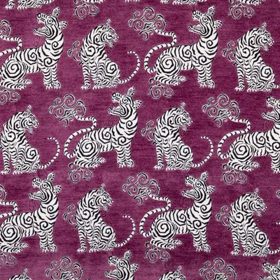 KP384 Sunda Purple Upholstery Fabric by the yard