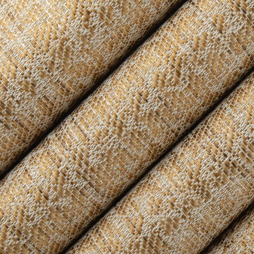 Henry Desert Brown and Gold & Yellow Plain & Solid Crypton Upholstery Fabric by the Yard — Upholstery Fabric