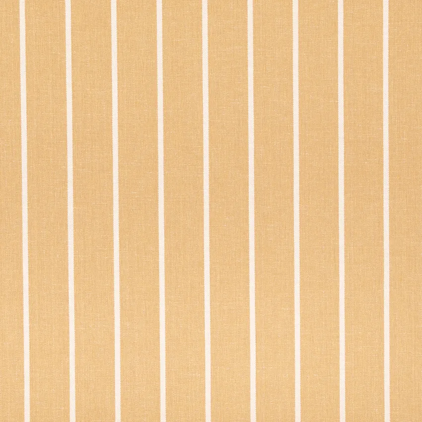 Mason Grain Gold & Yellow and Neutral Stripe Linen & Linen Looks Drapery and Upholstery Fabric by the Yard