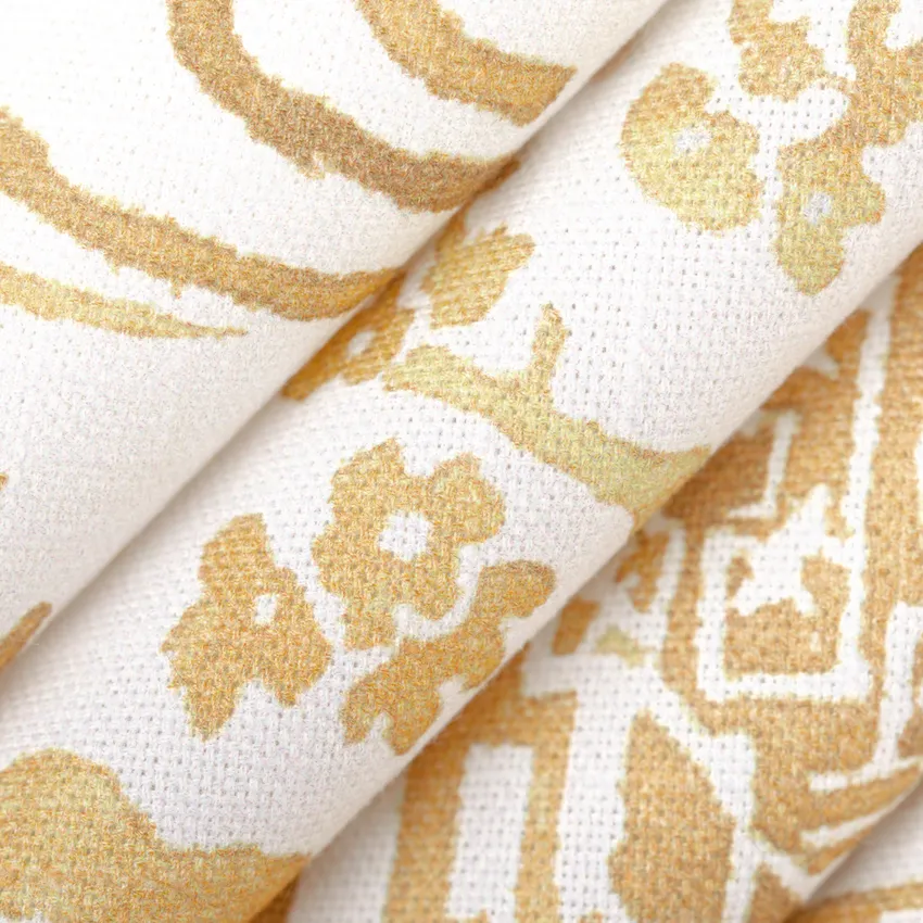 Niko Daylily Gold & Yellow Global Linen & Linen Looks Drapery and Upholstery Fabric by the Yard — Upholstery and Drapery Fabric