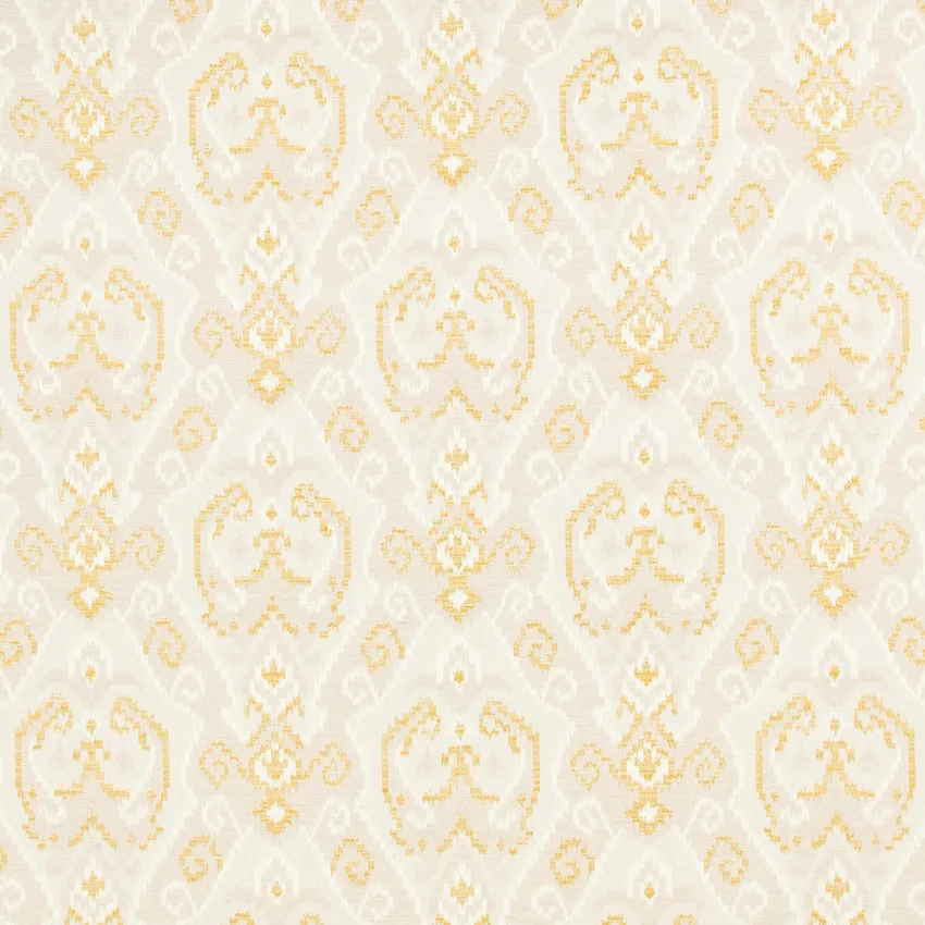Paris Biscotti Gold & Yellow Abstract & Geometric Linen & Linen Looks Upholstery Fabric by the Yard