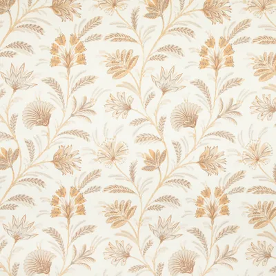 KP914 Jasmine Wheat Drapery and Upholstery Fabric by the yard