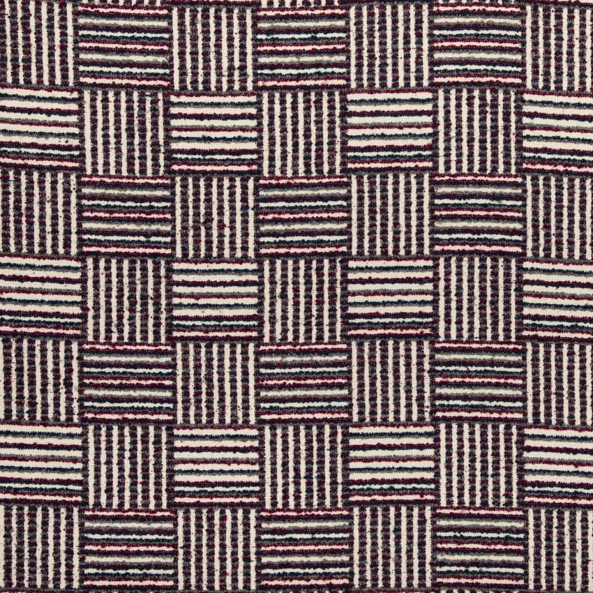 Wanda Boysenberry Purple Abstract & Geometric Boucle Upholstery Fabric by the Yard