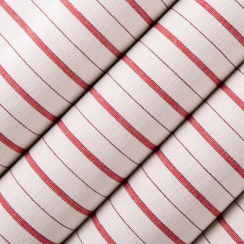 Tia Strawberry Red & Burgundy Small Scale Woven Patterns Drapery and Upholstery Fabric by the Yard — Upholstery and Drapery Fabric