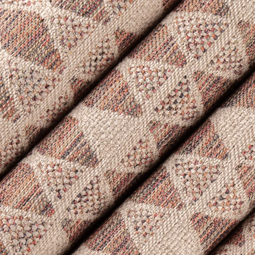 Palmer Sedona Red & Burgundy Abstract & Geometric Woven Patterns Upholstery Fabric by the Yard — Upholstery Fabric